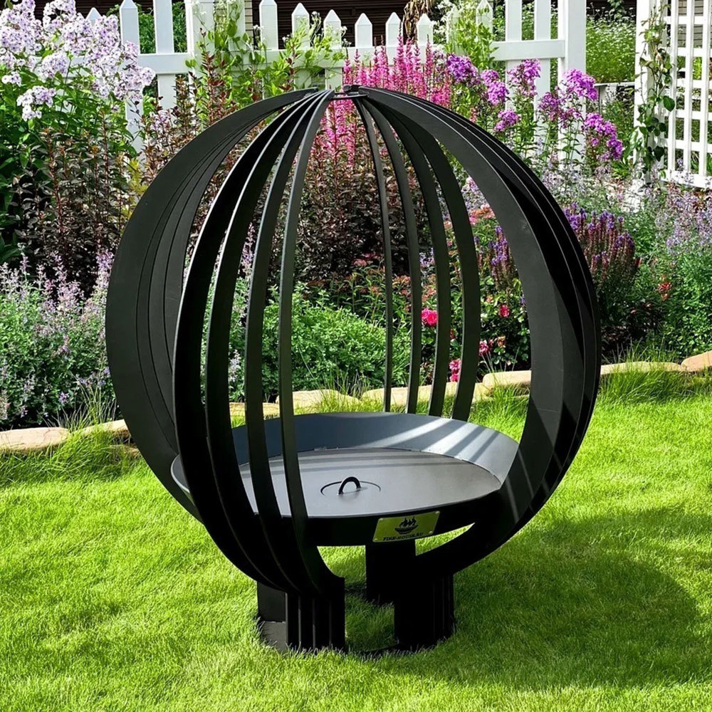 

Чаша костровая Сфера 1000 мм плоское дно