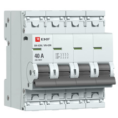 Выключатель нагрузки EKF PROxima ВН-63N (S63440) 4P 40А 230 В на DIN-рейку