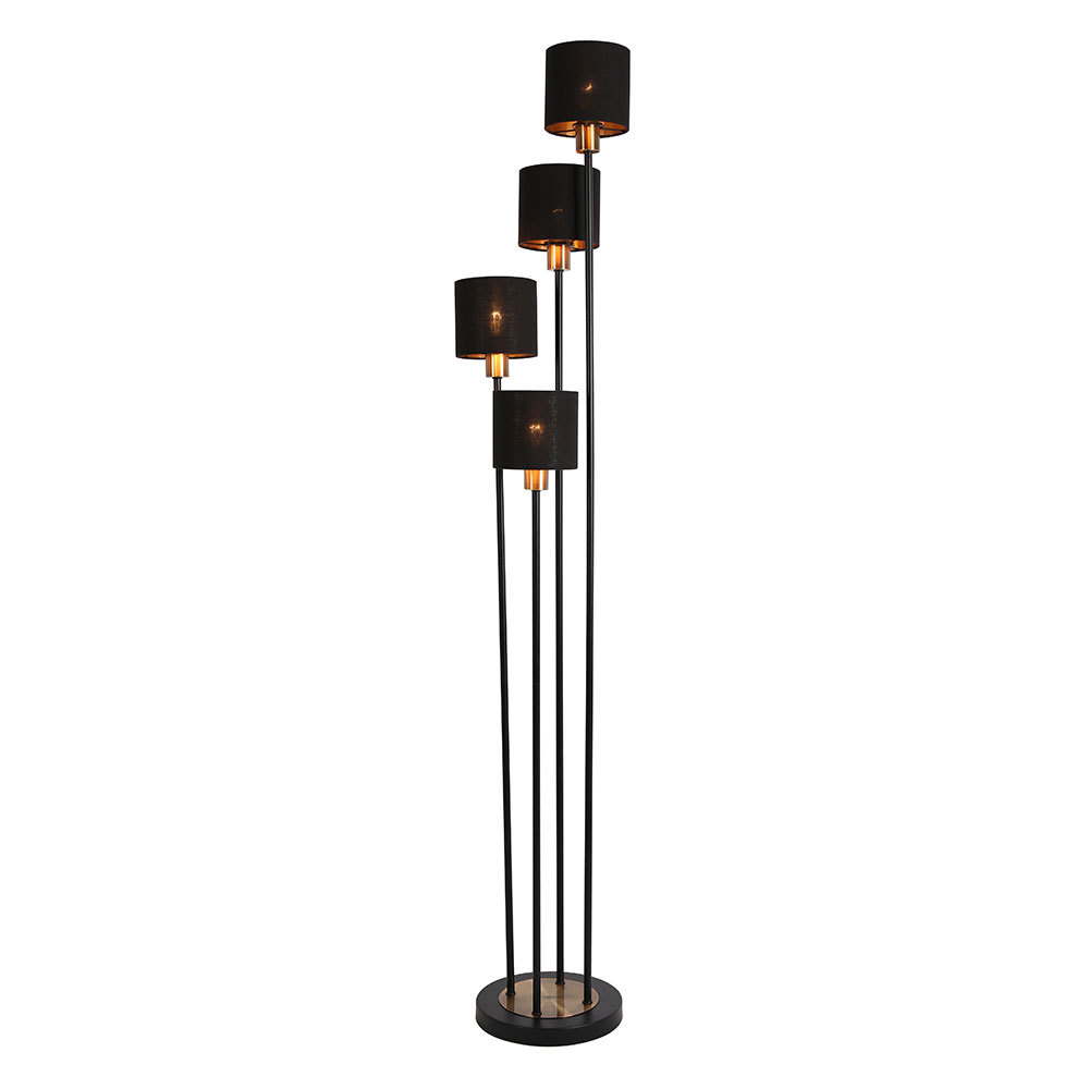 Торшер Escada E14 160 Вт черный IP20 (1109/4) лампа настольная escada brif e14 2х40вт черный золото