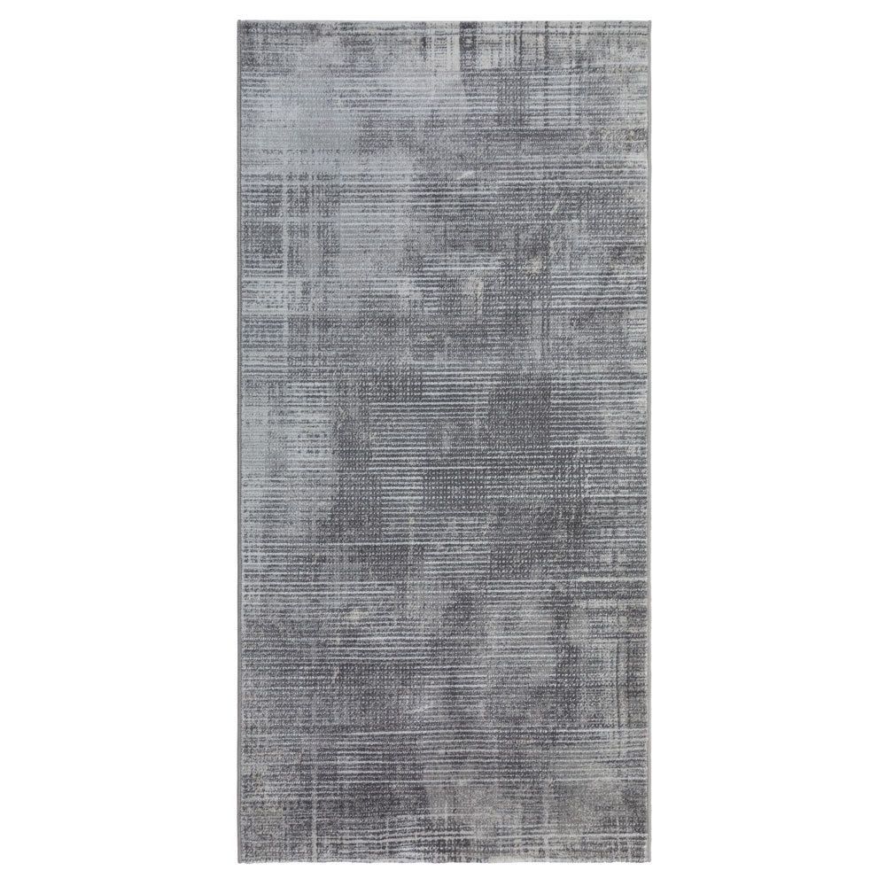 фото Ковер 0,8х1,5 м прямоугольный ginza серый no name