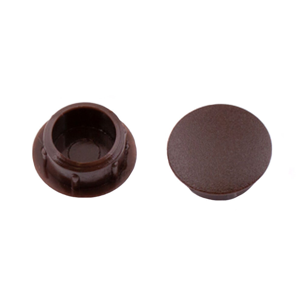 Заглушка декоративная пластиковая d10 мм темно-коричневая (35 шт.) заглушка декоративная пластиковая d8 мм темно коричневая 35 шт