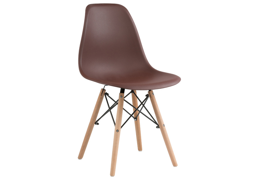 фото Стул eames pc-015 коричневый (11899) woodville