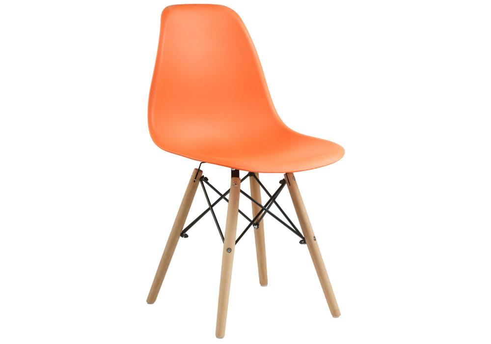 фото Стул eames pc-015 оранжевый (11900) woodville