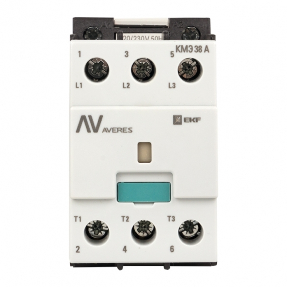 Контактор Averes КМЭ (ctr-s-40-00-400-av) 400 В 38 А тип АС 3P малогабаритный контакторы 82201237 abb вспомогательные контакты стандартные контакты aux