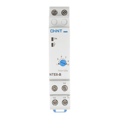 Реле времени модульное Chint NTE8 (258459) T1-T2 250 В 5 А тип AC 1P