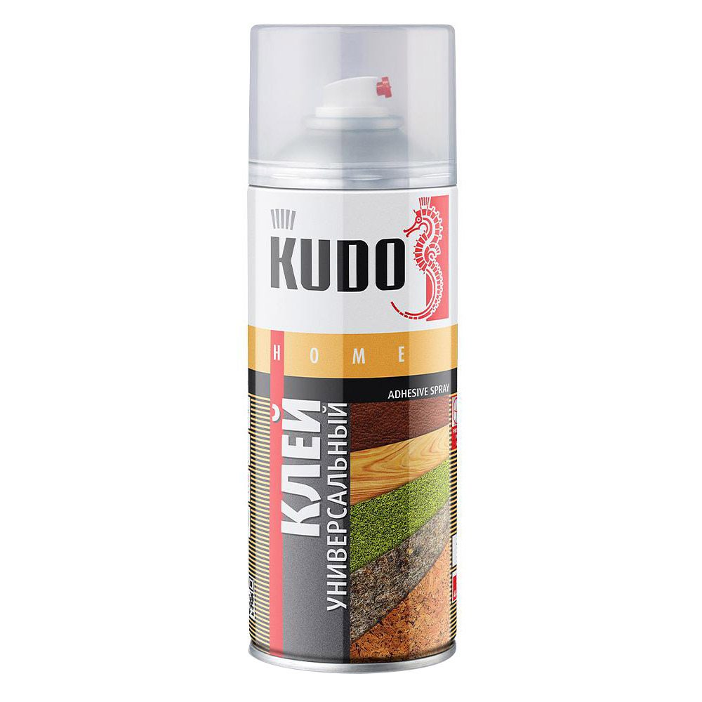 Клей аэрозольный универсальный Kudo Home 520 мл