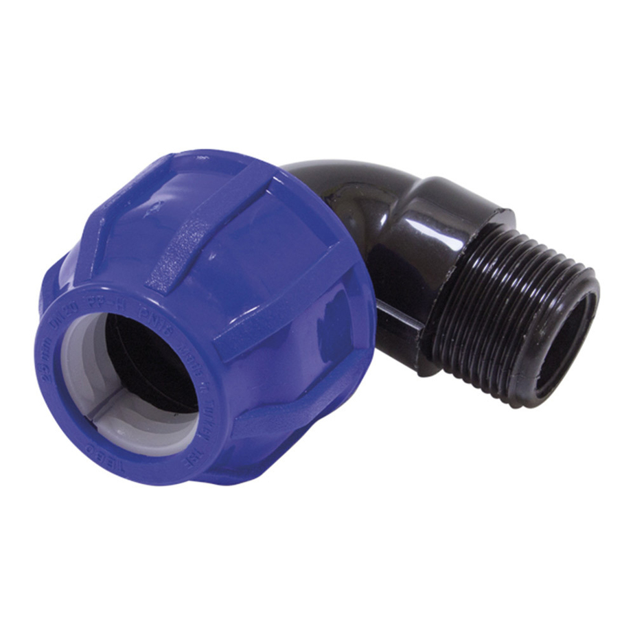 Угол ПНД Tebo компрессионный переходной 20х1/2 НР(ш) — купить в ...