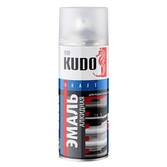 Эмаль аэрозольная для радиаторов Kudo Kraft белая глянцевая 520 мл