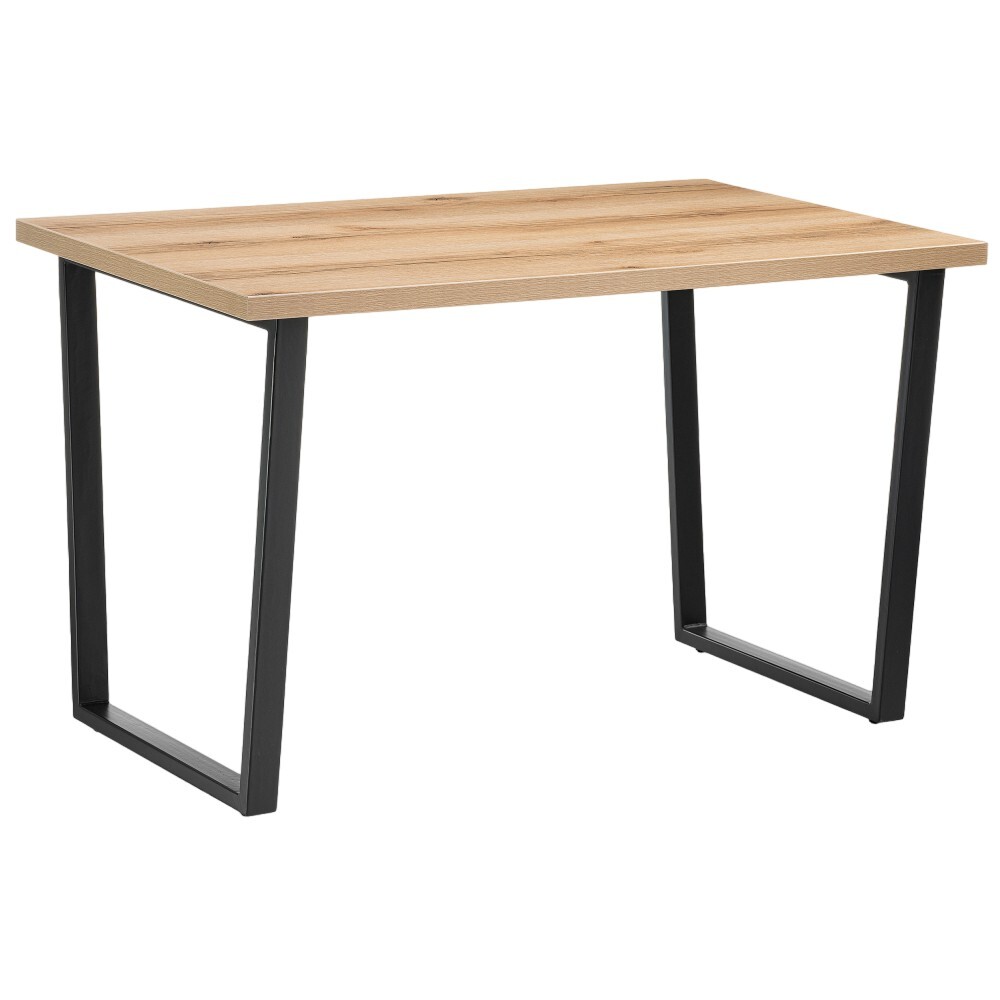 Стол кухонный прямоугольный 1,2х0,74 м дуб делано светлый/черный Лота Лофт (489610) стол кухонный прямоугольный 1 2х0 74 м дуб делано темный лота лофт