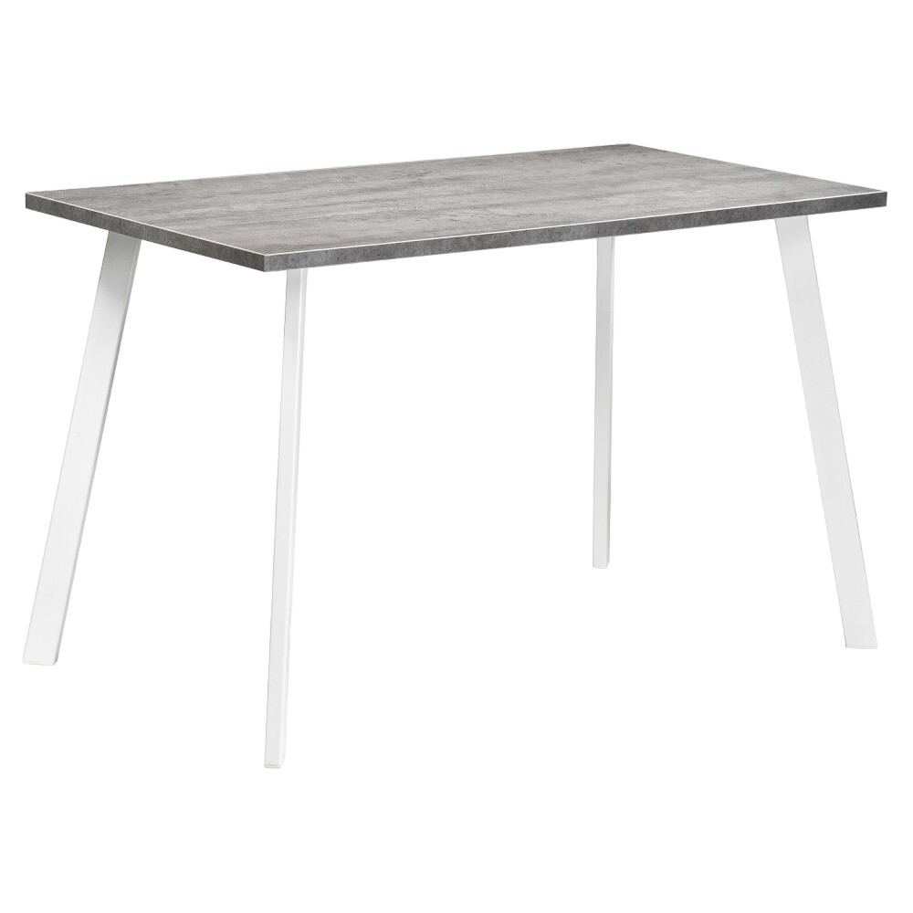 Стол кухонный прямоугольный 1,4х0,8 м бетон Тринити Лофт (489659) стол обеденный из массива дерева и металла кухонный норма в стиле лофт 100 60 75см