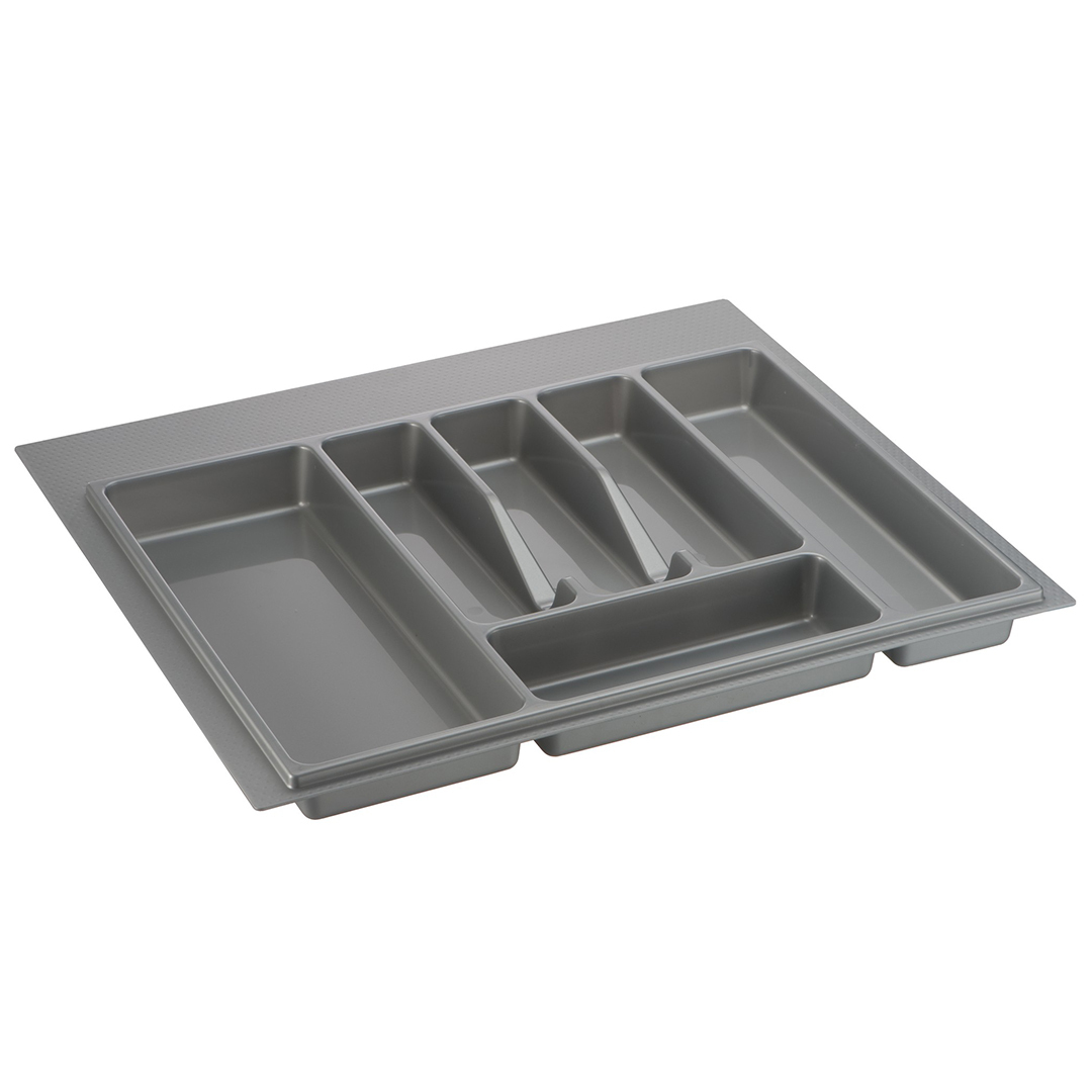 Лоток для столовых приборов 540х490 мм серый (32-73-N60-GR) посуда и инвентарь navako лоток для столовых приборов epos 500 tb
