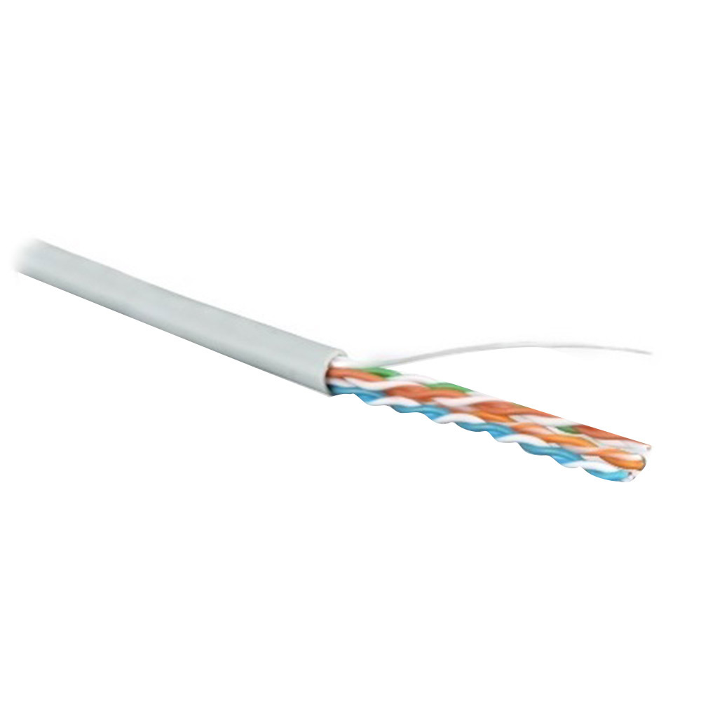 Интернет-кабель (витая пара) U/UTP 4PR CAT5e 4х2х0,51 мм PVC Hyperline (305 м) интернет кабель витая пара f utp 4pr cat5e 4х2х0 51 мм экранированный lszh hyperline 305 м