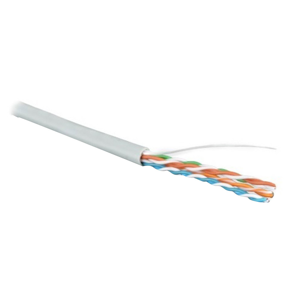 Интернет-кабель (витая пара) U/UTP 4PR CAT5e 4х2х0,51 мм PVC Hyperline интернет кабель витая пара f utp 4pr cat5e 4х2х0 51 мм экранированный lszh hyperline 305 м