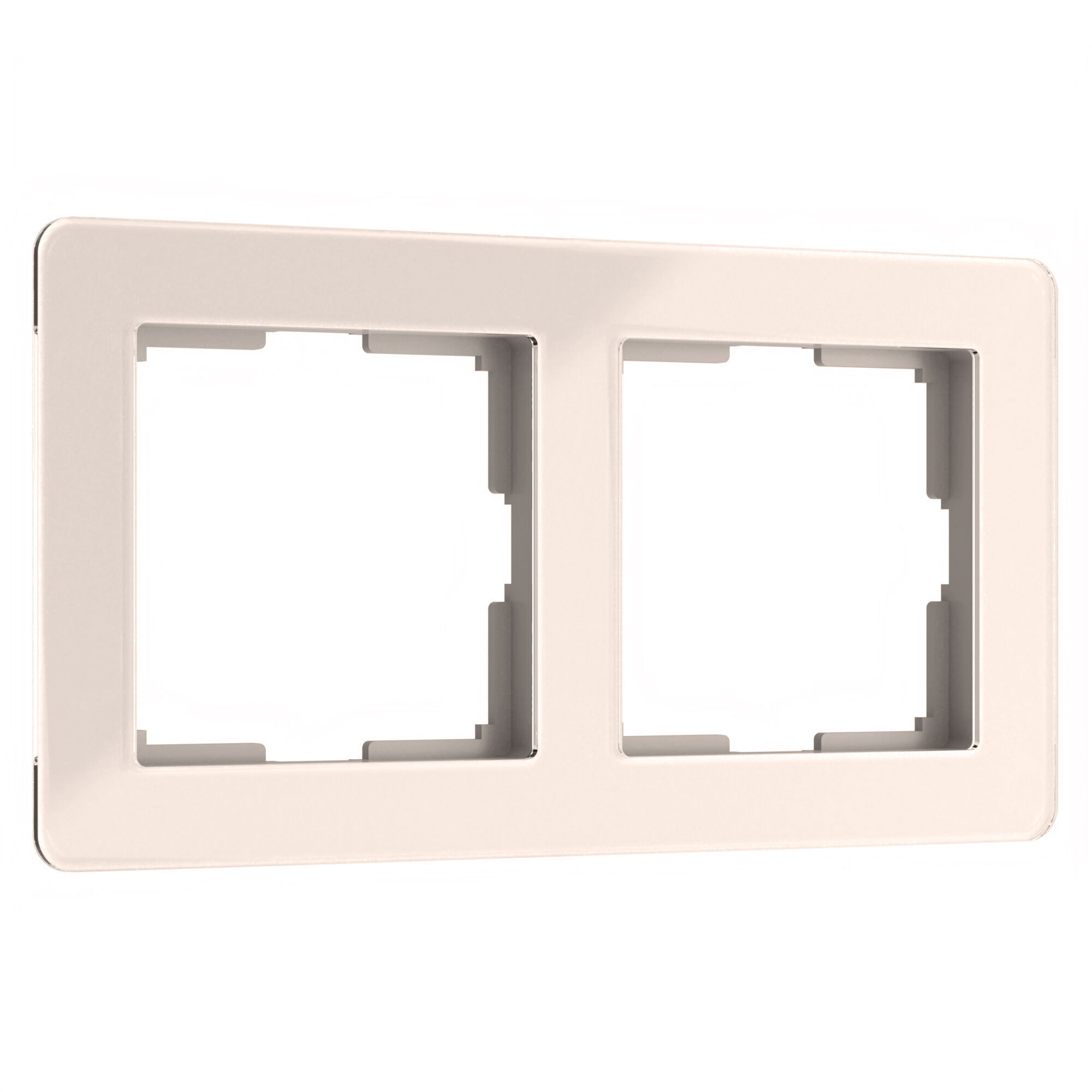 

Рамка Werkel Acrylic a060538 двухместная универсальная айвори IP20, Бежевый