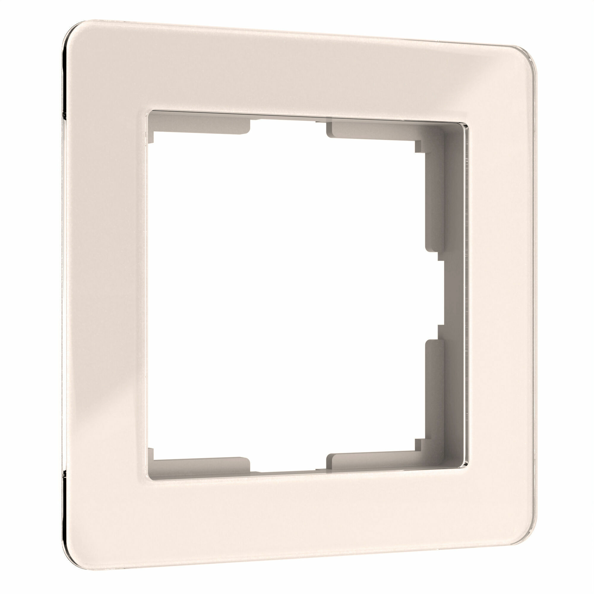 

Рамка Werkel Acrylic a060537 одноместная универсальная айвори IP20, Бежевый