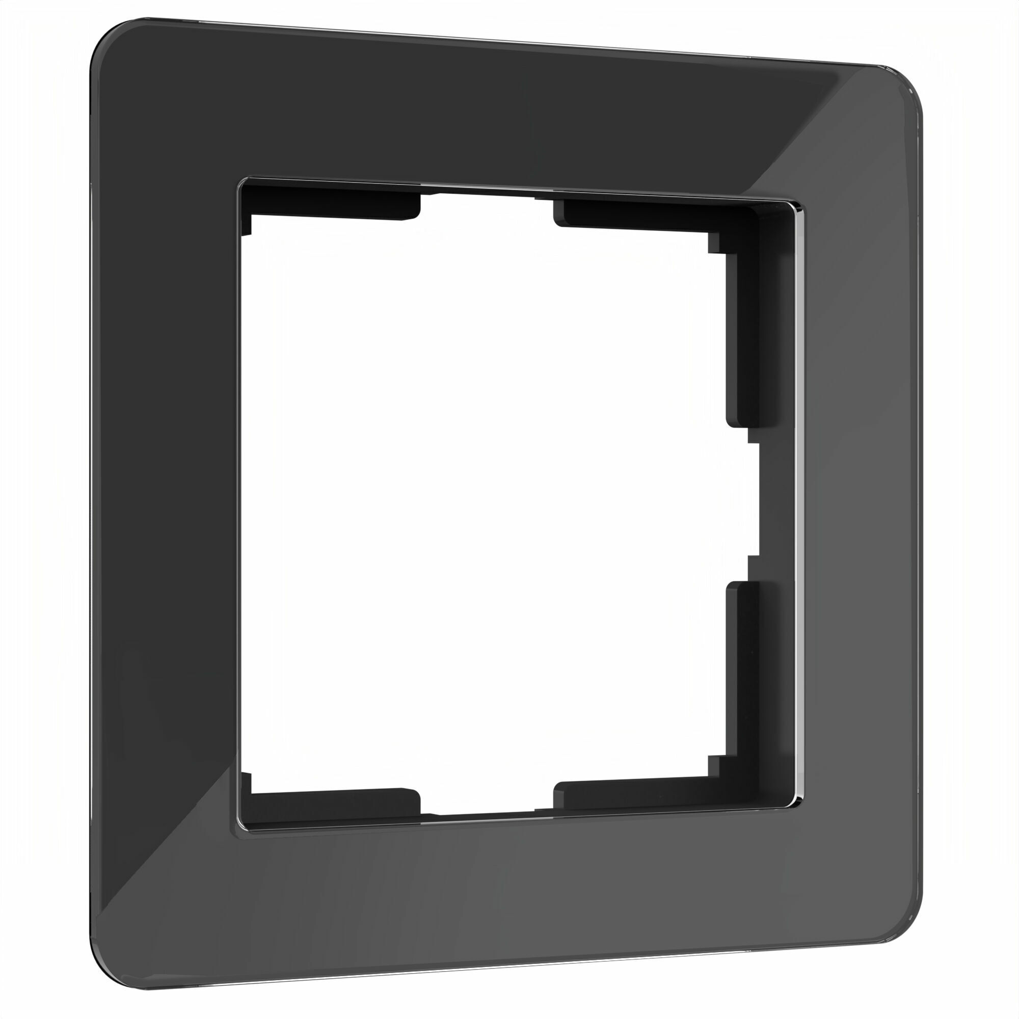 рамка werkel acrylic одноместная черная a059316 Рамка Werkel Acrylic одноместная черная (a059316)