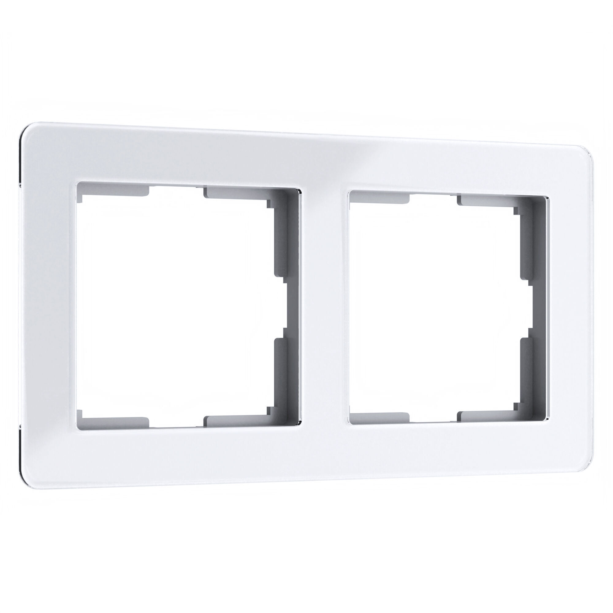 

Рамка Werkel Acrylic a059314 двухместная универсальная белая IP20, Белый