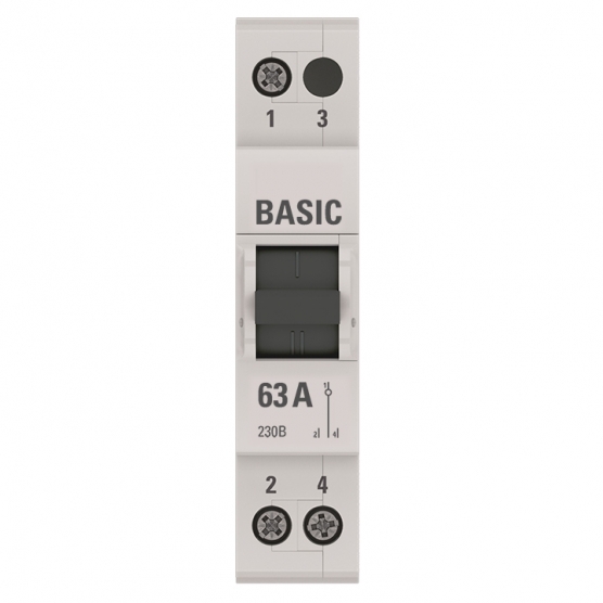 

Трехпозиционный переключатель EKF Basic ТПС-63 1Р 63А 4,5 кА 230 В на DIN-рейку (tps-1-63)