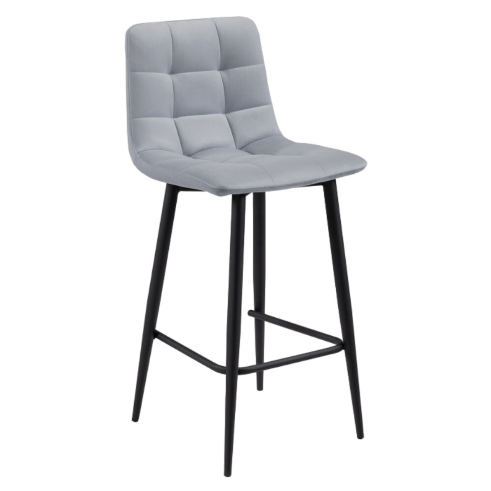 Стул полубарный Чилли К темно-серый (502079) кофейный деревянный барный стул остров скандинавский высокий ретро стиль минималистичный дизайн деревянный стул для офисной мебели hd50by