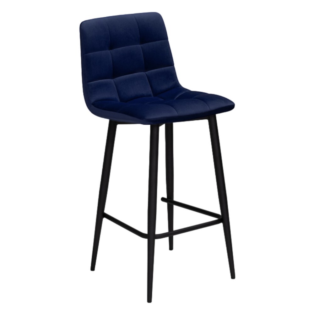скандинавский золотой барный стул простой модный барный стул металлический высокий стул для ног роскошный пикантный барный стул стул дл Стул полубарный Чилли К синий (533169)