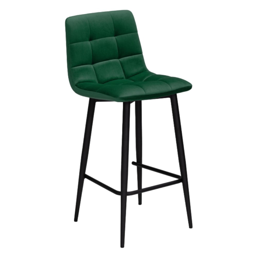 Стул полубарный Чилли К зеленый (533170) кожаный барный стул в скандинавском стиле роскошный железный высокий стул кофейня современная простая фланелевая мебель для обеда