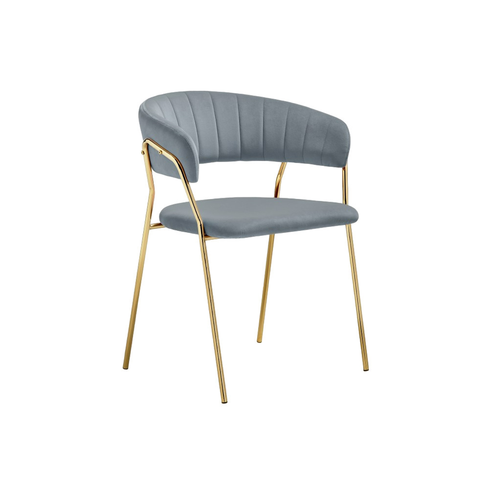 Стул-кресло Kamelia 1 серый (15471) защита для ножек стула мягкие износостойкие защитные напольные аксессуары для кабинета гостиной