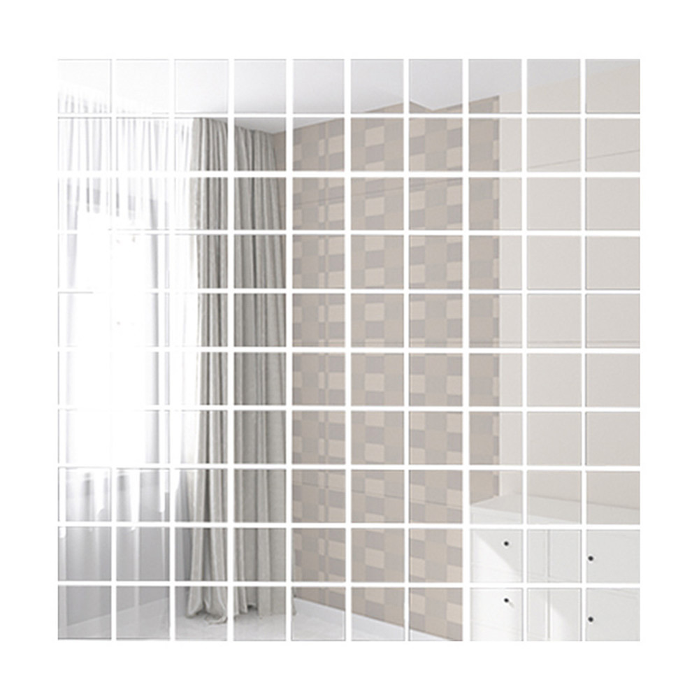 фото Мозаика дом стекольных технологий серебро зеркальная 300х300х4 мм квадрат