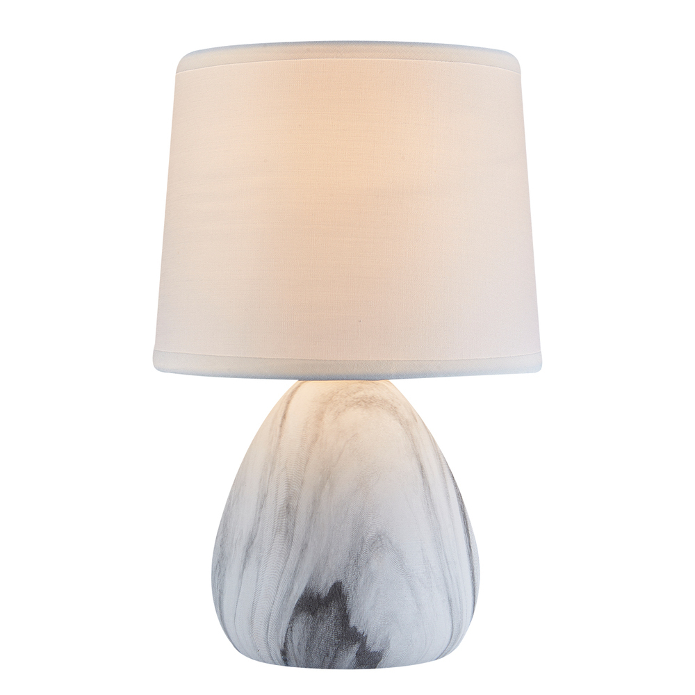 Лампа настольная E14 40 Вт Escada Marble (10163/L White)