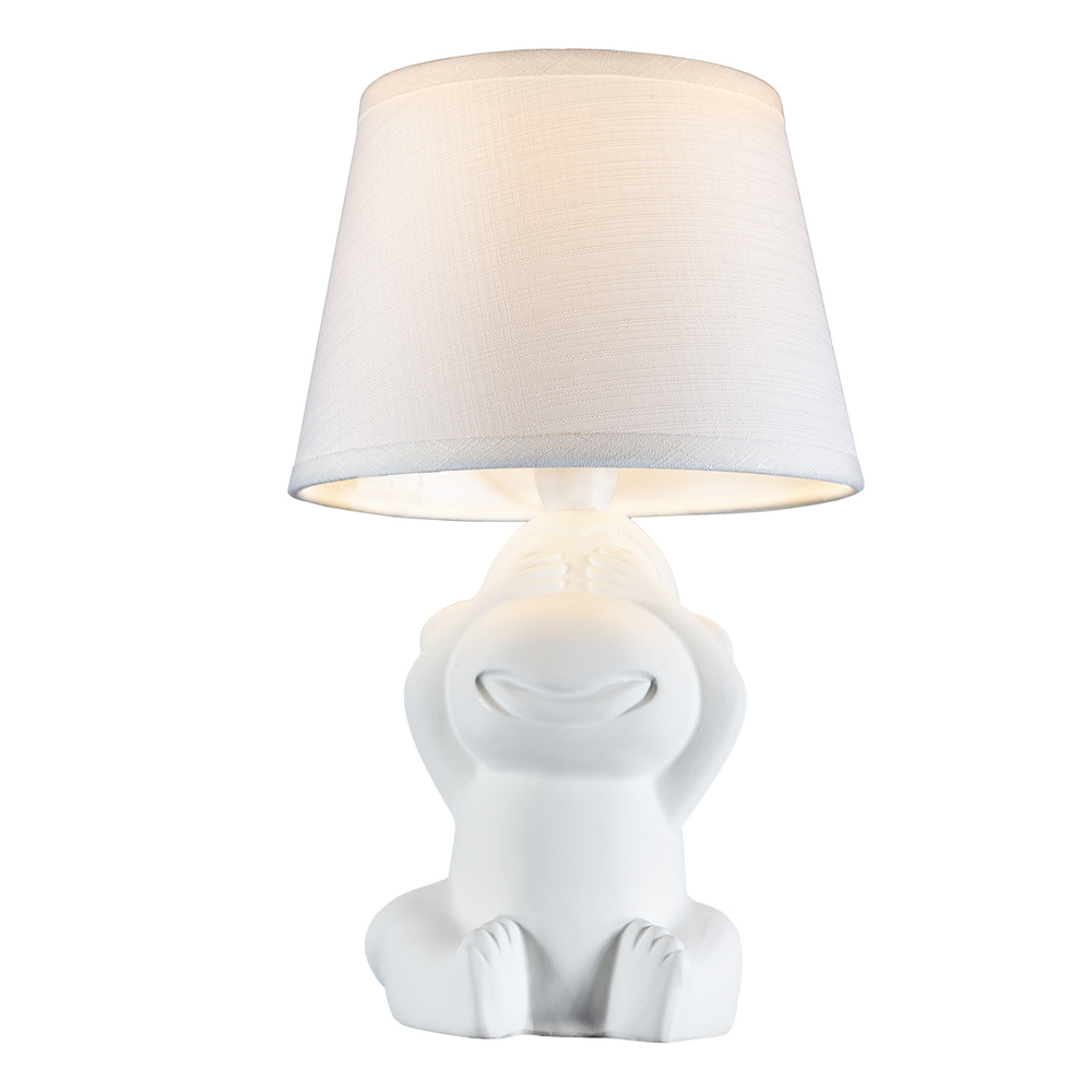 Лампа настольная E14 40 Вт Escada Monkey (10176/T White)