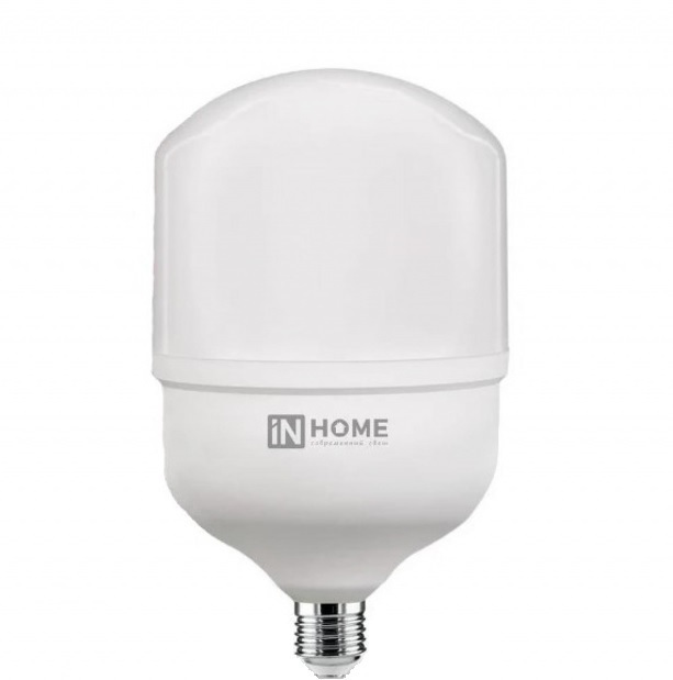 Лампа светодиодная IN HOME E27 4000К 40 Вт 3800 Лм 230 В цилиндр матовая