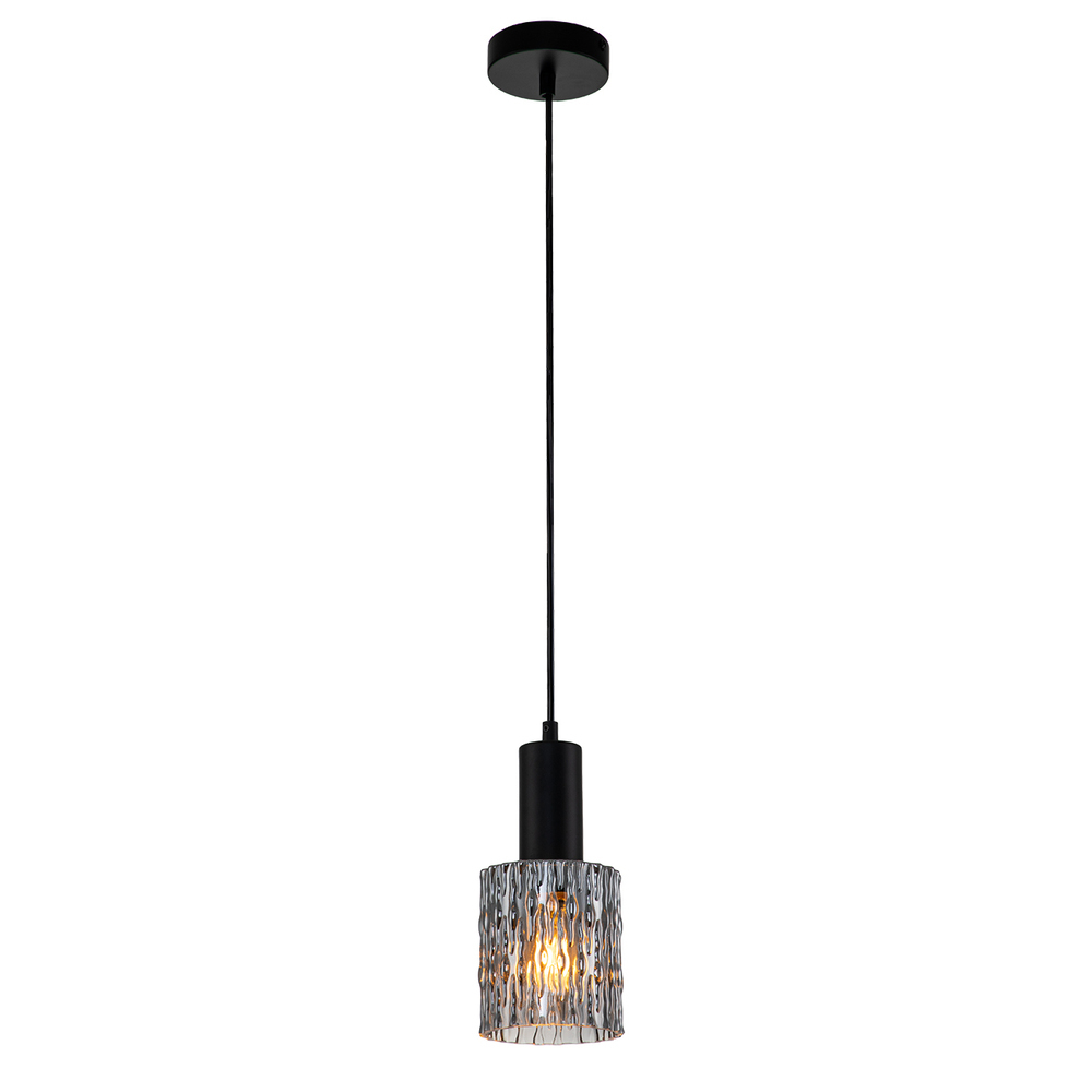 Светильник подвесной Escada Rain E27 40 Вт 3 кв.м черный IP20 (10189/1S Black)