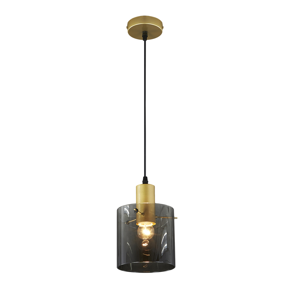 Светильник подвесной Escada Sense E27 60 Вт 3 кв.м золото/черный IP20 (1104/1S)