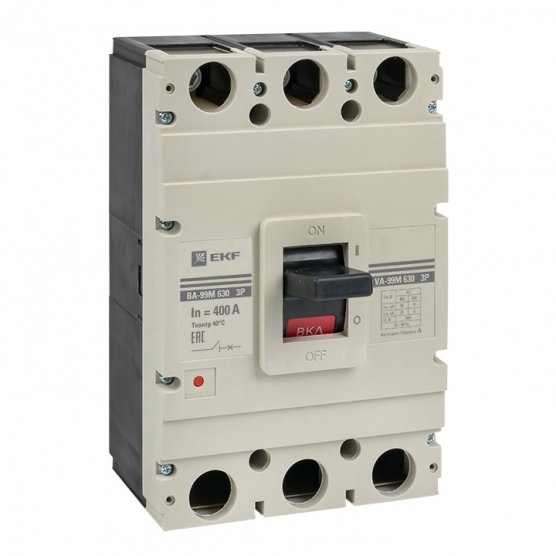 фото Автоматический выключатель ekf proxima ва-99м (mccb99-630-400m) 3p 400а тип a 50 ка 400 в на монтажную плату