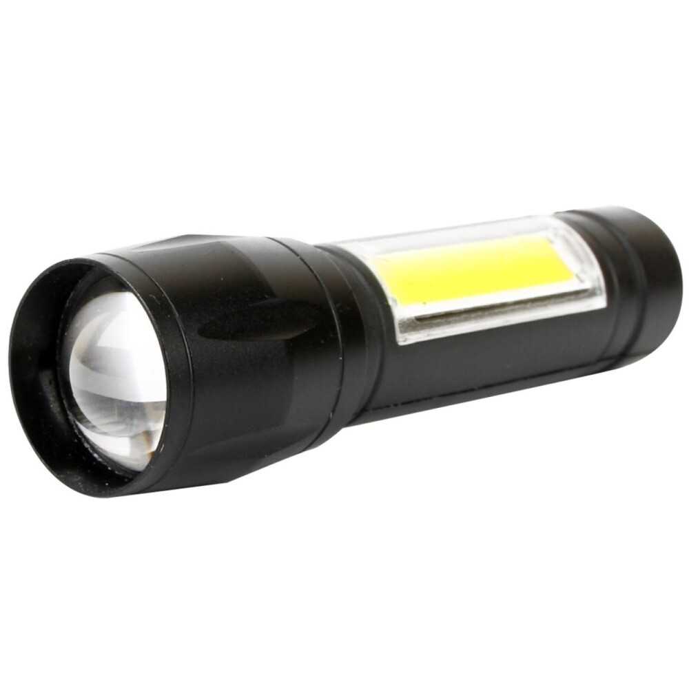 фонарь мощный аккумуляторный светодиодный yc 515 с фокусировкой зарядка usb Фонарь ручной Ultraflash E1337 (E1337) светодиодный 2 LED 3 Вт аккумуляторный Li-Ion 400 мАч пластик/алюминий 3 режима