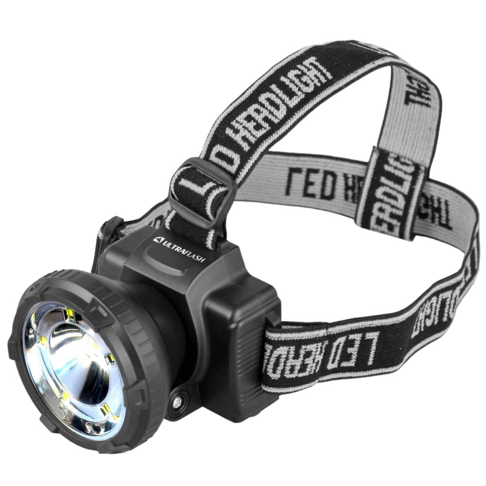 Фонарь налобный Ultraflash LED5367 (LED5367) светодиодный 1 LED 1,2 Вт аккумуляторный SLA 500 мАч пластик 2 режима