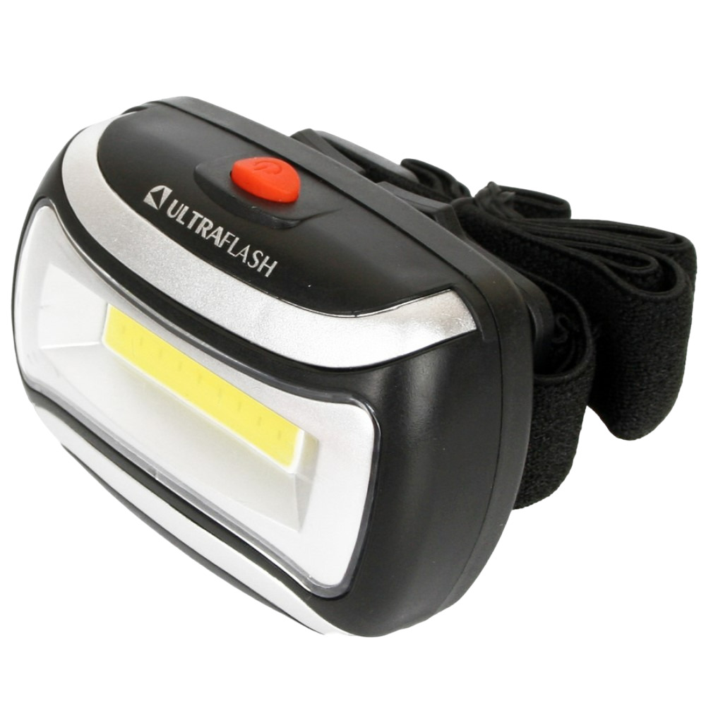 Фонарь налобный Ultraflash LED5380 (LED5380) светодиодный 1 LED 3 Вт светодиодный пластик 3 режима светодиодный задний фонарь для прицепа грузовика стоп светильник сигнал динамический поворотный сигнальный фонарь стробоскоп водонепр