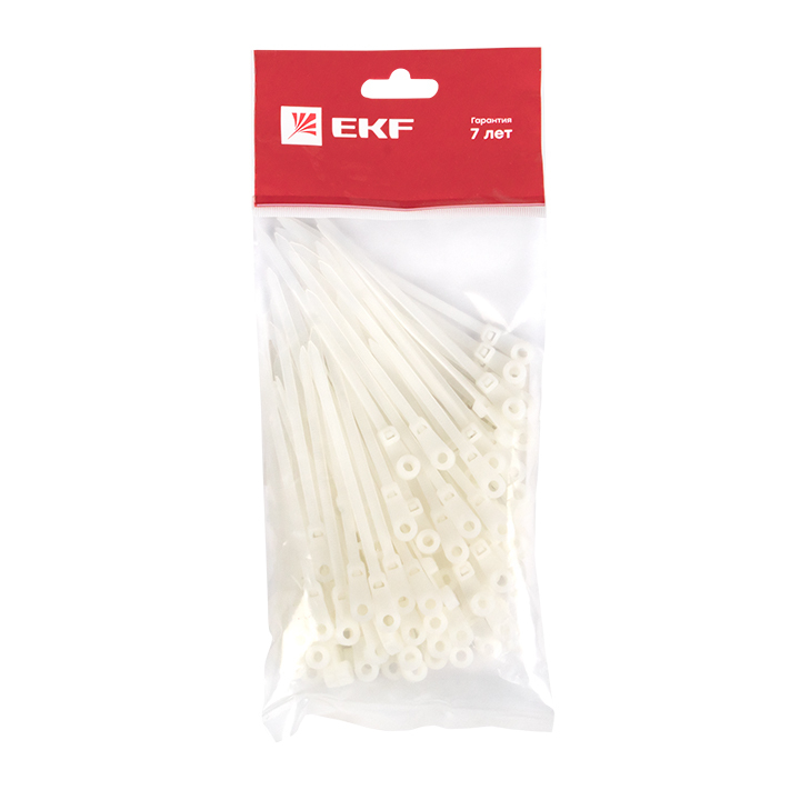 

Стяжка кабельная EKF PROxima 100х3,6 мм под винт нейлоновая белая (100 шт.) (plc-c-o-3.6x100), Белый