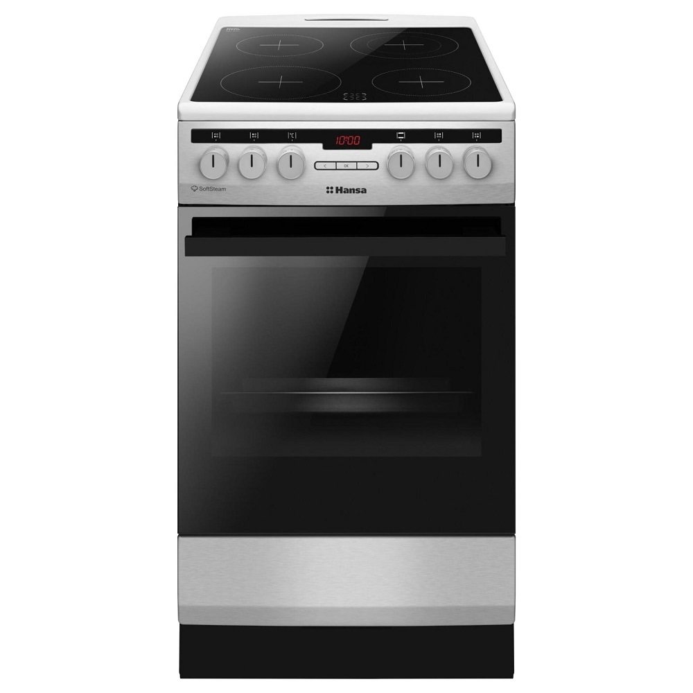 Плита электрическая Hansa FCCXS582977 4 конфорки нержавеющая сталь ...