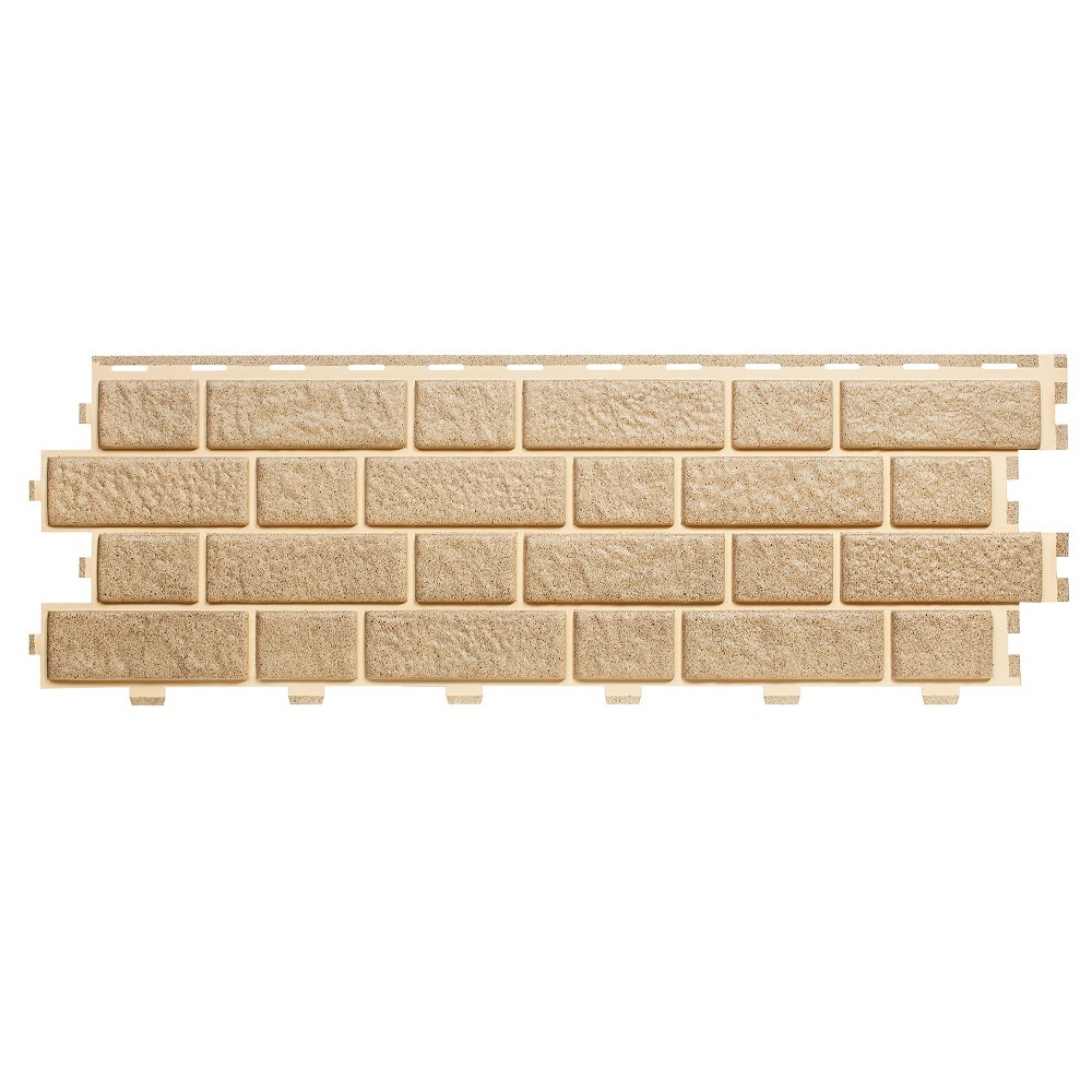 Панель фасадная Tecos Brick work 1140х350 мм бежевый меланж угол наружный tecos brick work 3050х80 мм кэмэл
