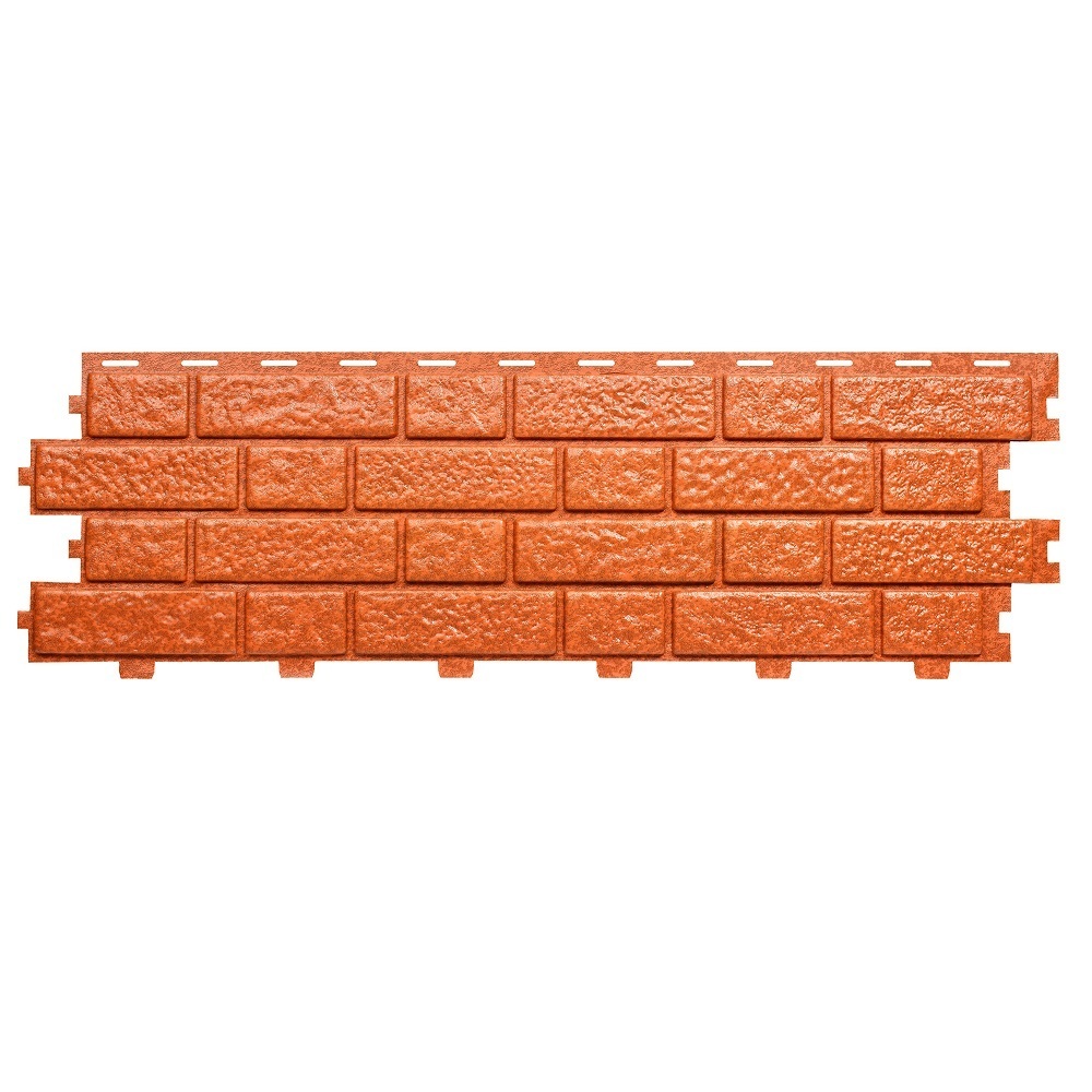 Панель фасадная Tecos Brick work 1140х350 мм бисмарк сайдинг tecos кэмел brick work