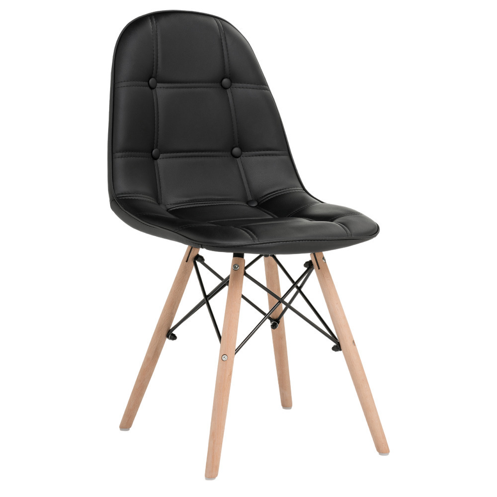 Стул Kvadro черный (15011) стул деревянный kvadro серый
