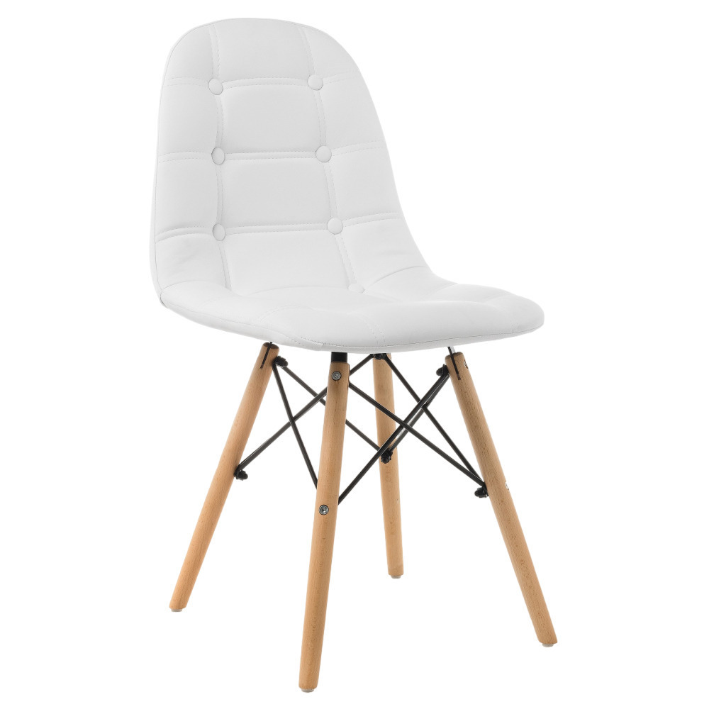 Стул Kvadro белый (11823) стул деревянный kvadro серый