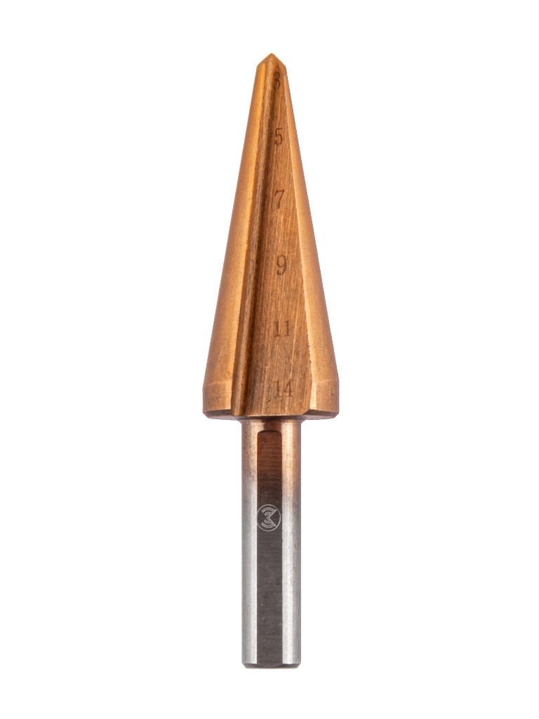 Сверло по металлу конусное Monogram Basis (101-088) 3-14 мм 1 шт конусное сверло из быстрорежущей стали 8 мм