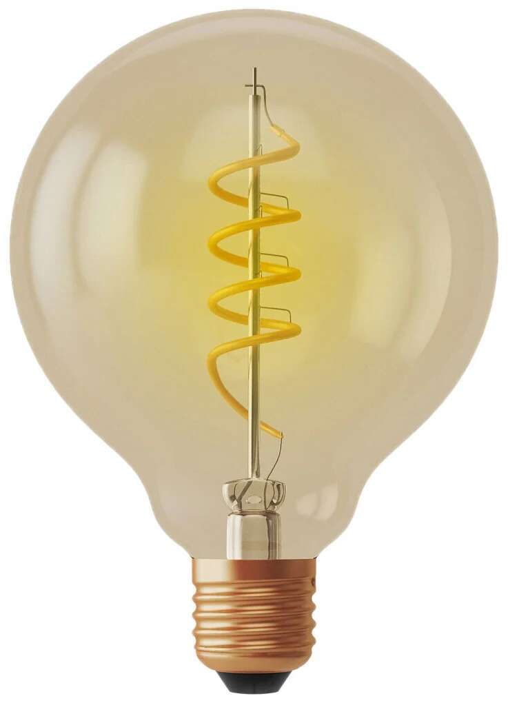фото Лампа светодиодная voltega е27 2000к 4 вт 300 лм 240 в шар g95 тонированная