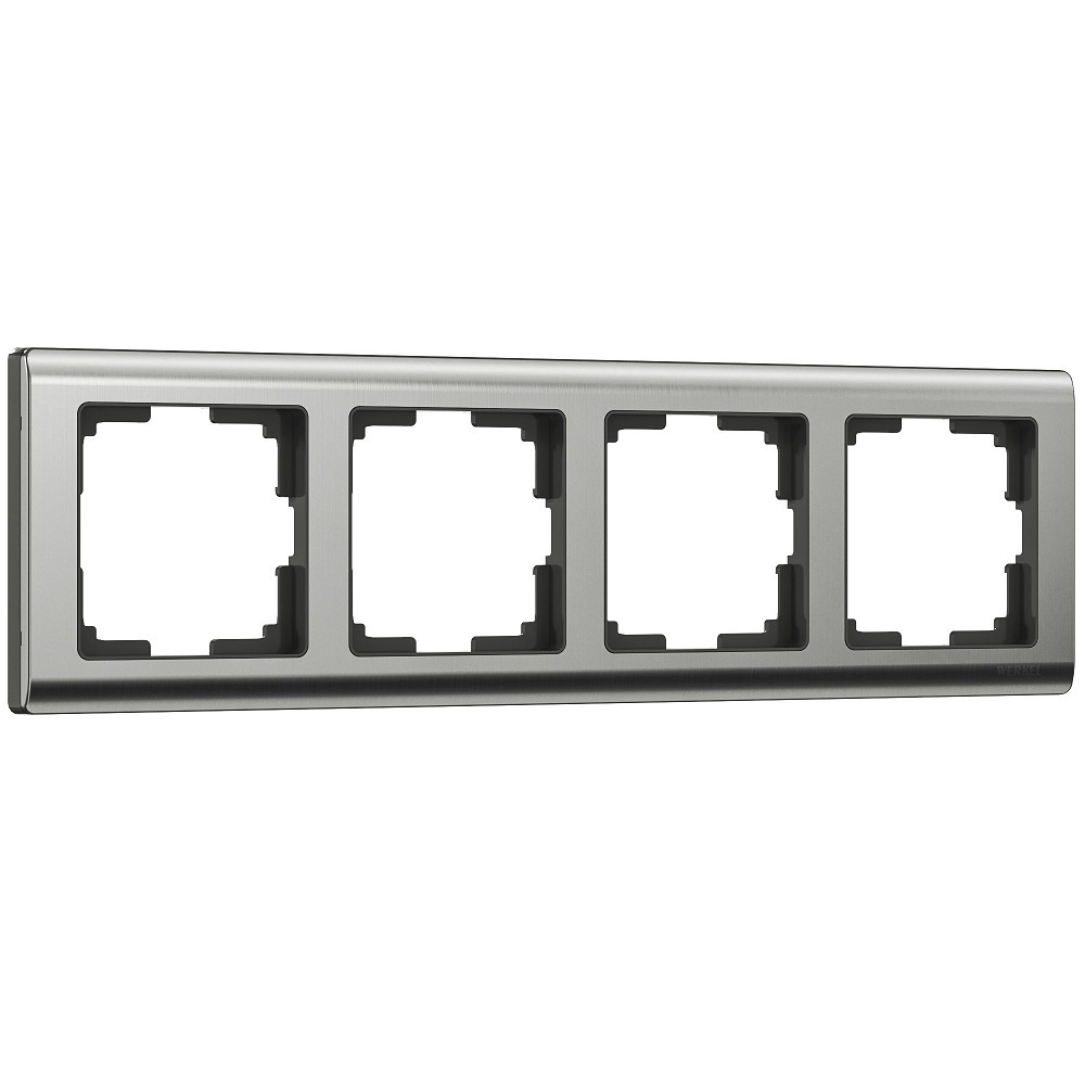 

Рамка Werkel Metallic четырехместная никель глянцевая (a051004)