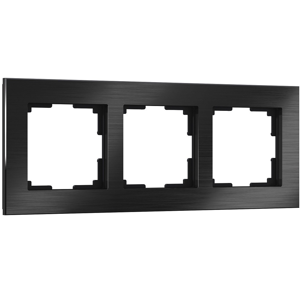 Рамка Werkel Aluminium трехместная алюминий черный (a050952)
