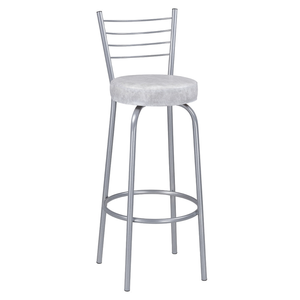 Стул барный Kurod белый мрамор (490088) роскошный кухонный стул барный стул обеденная реплика дизайнерский стул барный стул современная мебель для бара by002