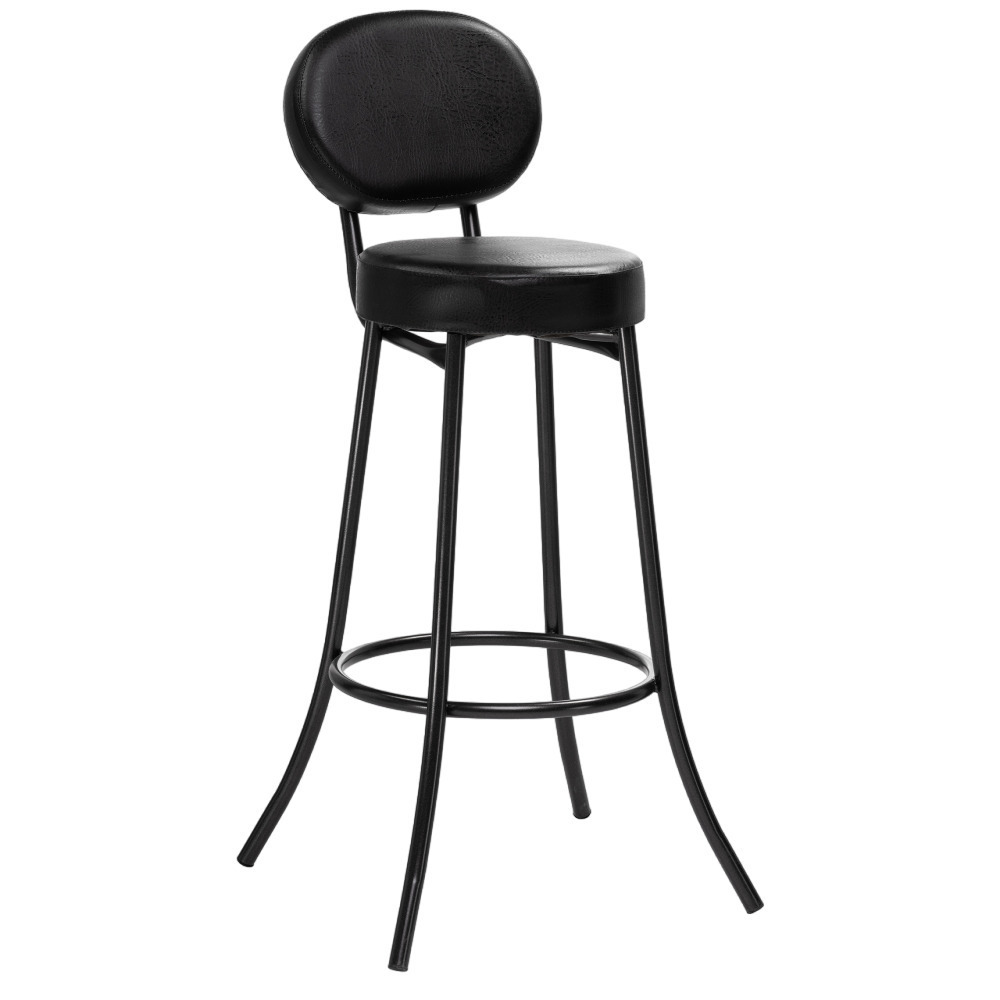 Стул барный Satearant черный (453999) скандинавский барный стул спинка современный простой семейный барный стул классический стул креативный кассир барный стул
