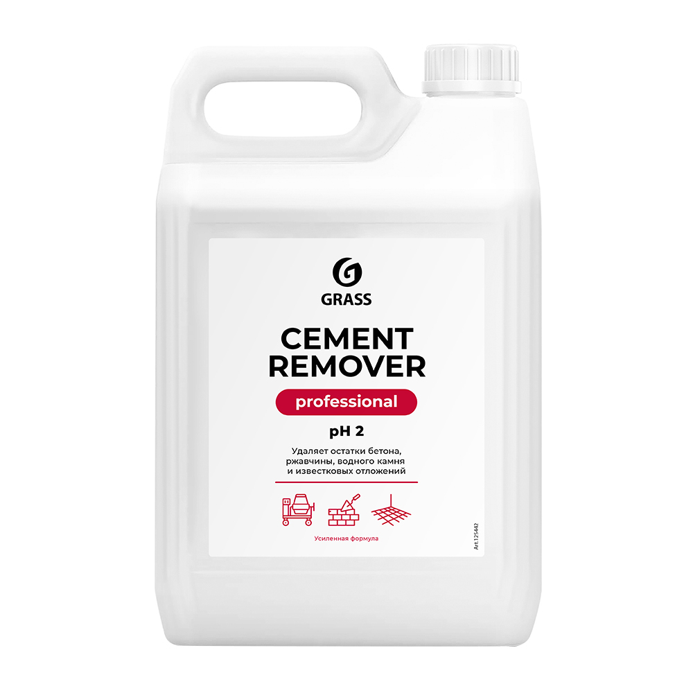 Средство Grass Cement Remover для уборки после ремонта 5 л grass очиститель после ремонта cement remover 5л