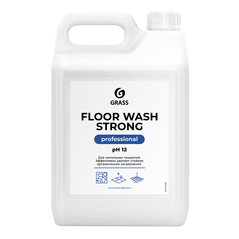 Средство Grass Floor Wash для мытья пола 5 л нейтральное средство для мытья пола grass professional floor wash 1 л